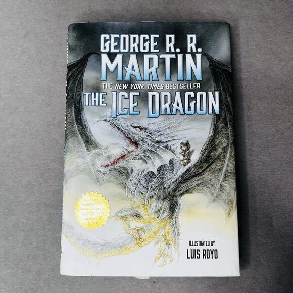 The Ice Dragon by George R R Martin (HCDJ 2014) 1st Tor edition Luis Royo art - Picture 1 of 6